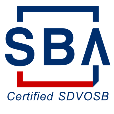 Logo of SBA indicating that BMRA is Certified SDVOSB